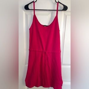 Casual Hot Pink Dress